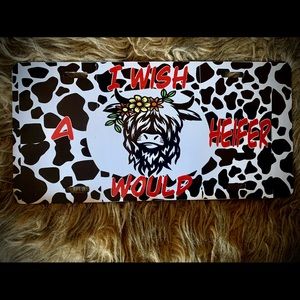 Custom license plate